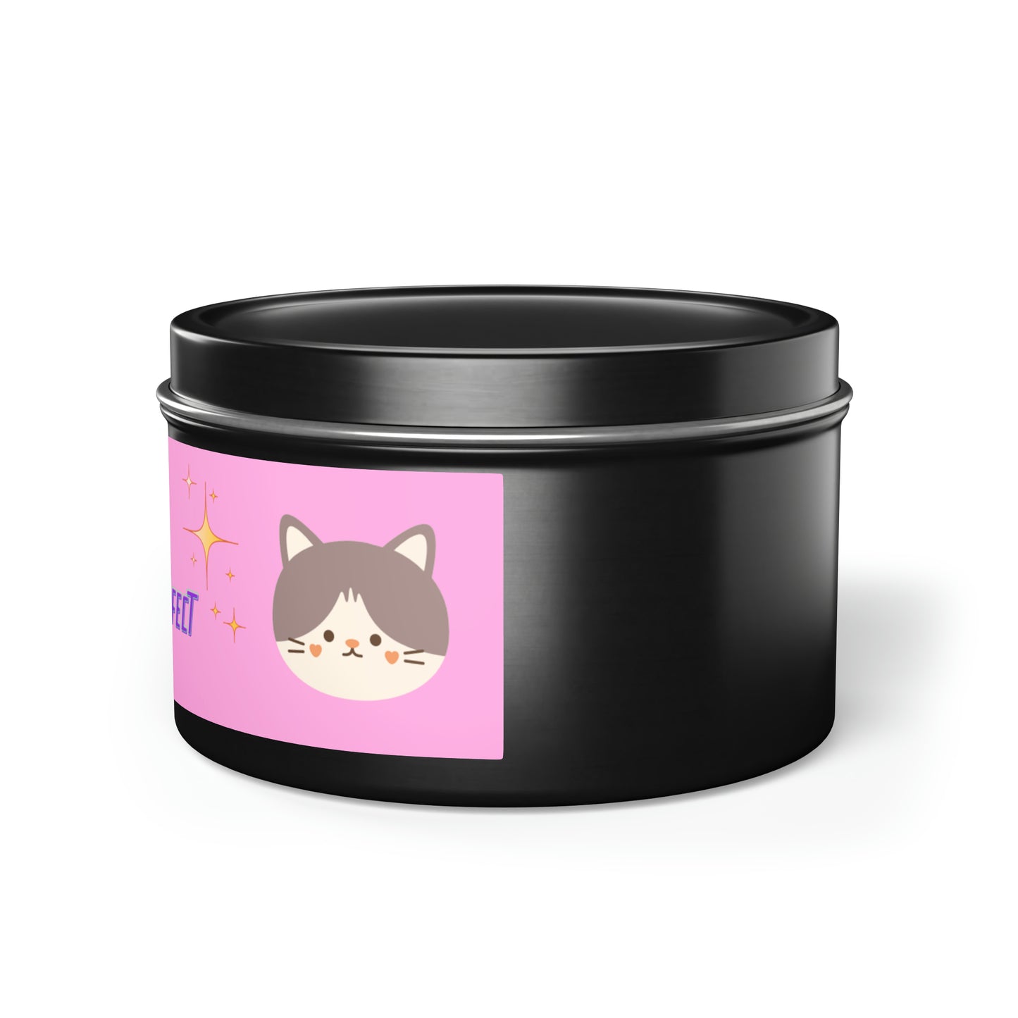 Tin Candle For Cat Lovers