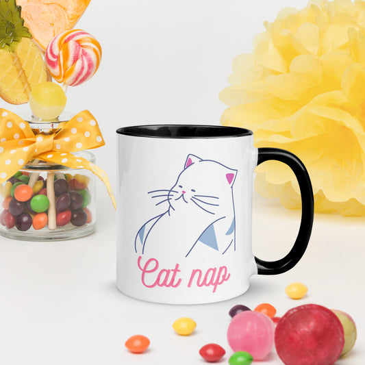 Cat Mug with Color Inside
